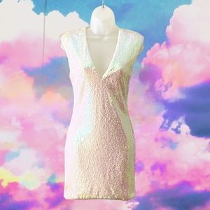 Sequin mini dress